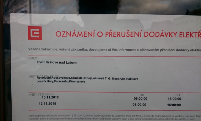obchod elektina oznmen